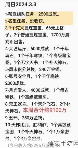 手游热点揭秘,大话西游2男性角色子女天资培养全攻略