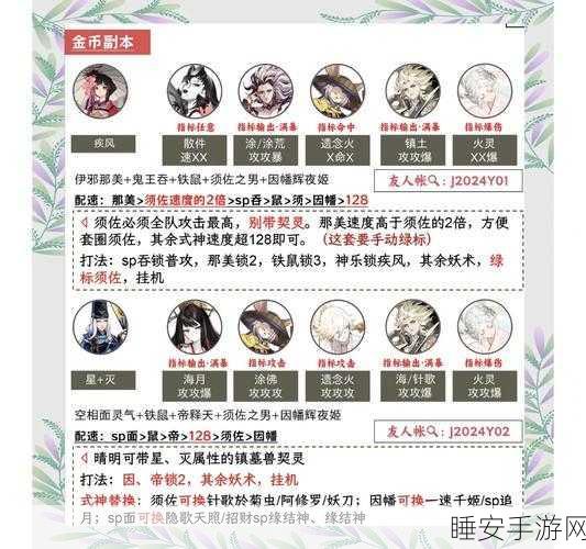 阴阳师手游，暗黑豹副本速通攻略，揭秘高效通关秘籍