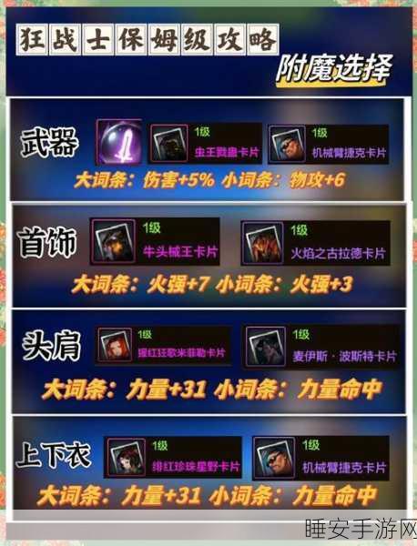 DNF PK场霸主揭秘,狂战士如何称霸玩家首选,细节决定胜负!