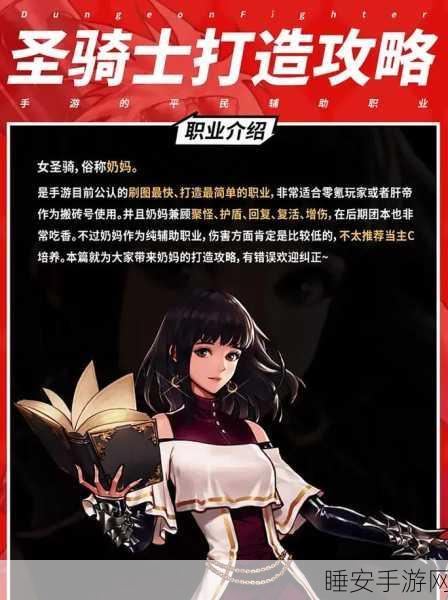 DNF手游圣骑士附魔攻略，巧妙搭配，助你实力飙升，称霸阿拉德大陆