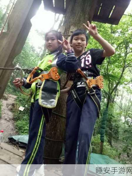 钢铁绳索飞人,挑战极限,飞跃障碍的趣味休闲闯关之旅