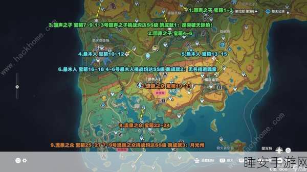 原神沉玉谷神秘宝藏,隐藏宝箱全位置大揭秘