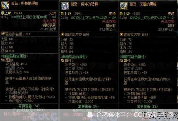DNF 狂战士项链抉择秘籍,适配战斗风格的最佳之选