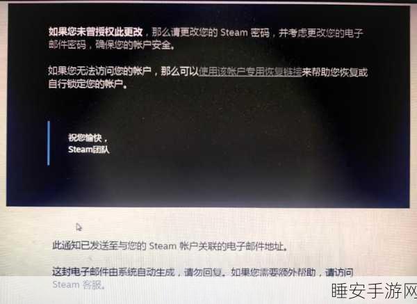 Steam 账号丢失?别急!超详细找回秘籍在此