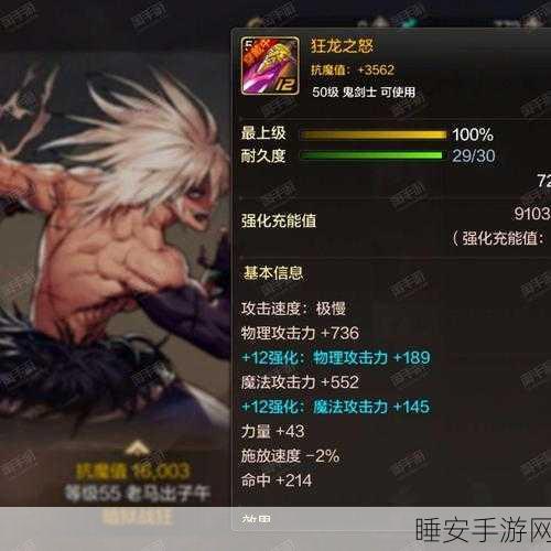 地下城与勇士起源,怒叱狂龙臂铠深度解析图鉴