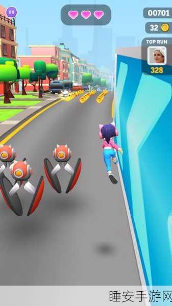 公路车竞速大冒险,卡通横版跑酷新体验