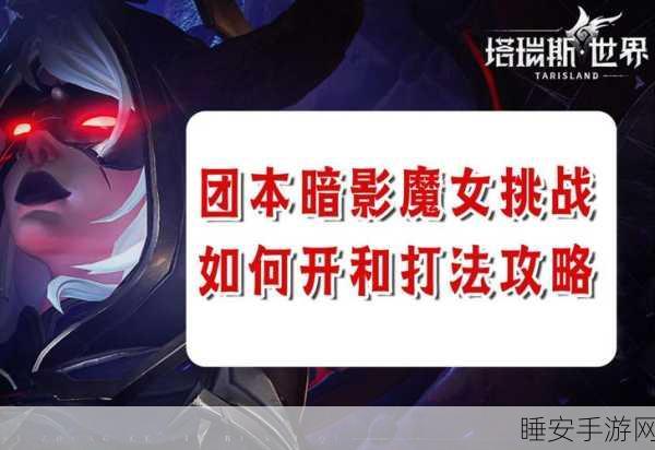 塔瑞斯世界暗影魔女普通职业，关键要点与实战秘籍