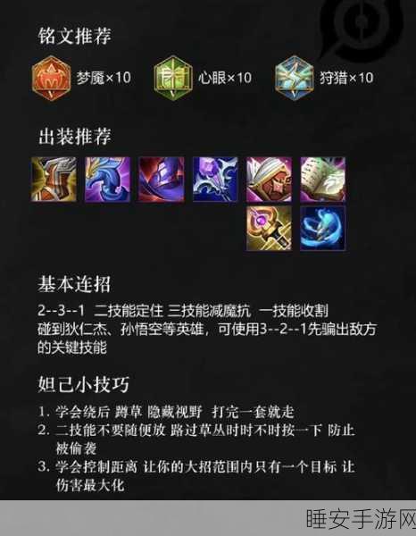 制霸战场!妲己高伤害出装与铭文的终极秘籍