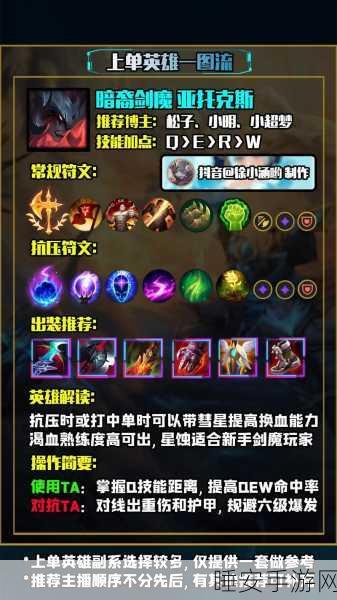 LOL 暗裔剑魔出装秘籍，制霸战场的关键选择
