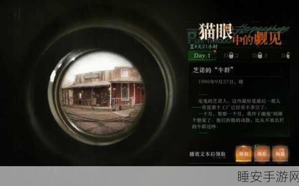 重返未来 1999,深度解析猫眼中的觑见新奇玩法