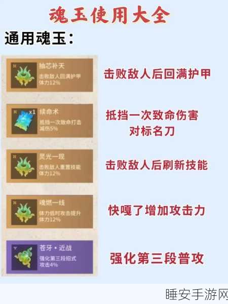称霸近战!永劫无间手游必备魂玉全解析