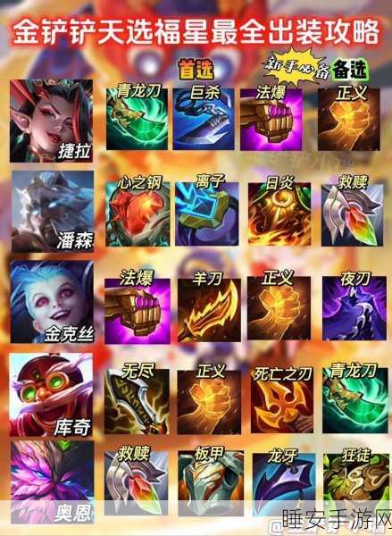 金铲铲中蔚的无敌出装秘籍