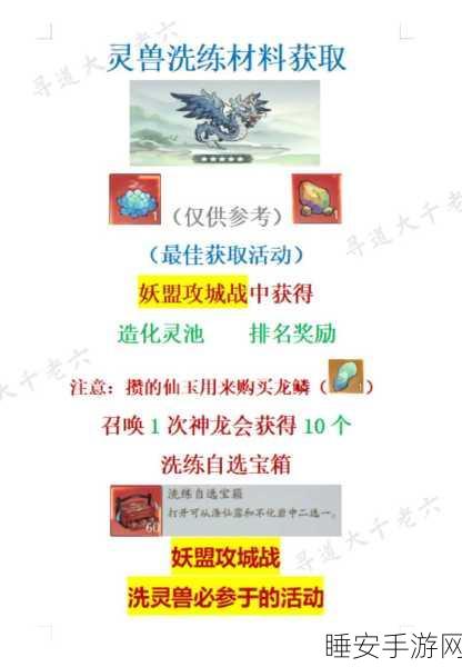 探秘寻道大千,灵兽吞噬的致胜秘籍