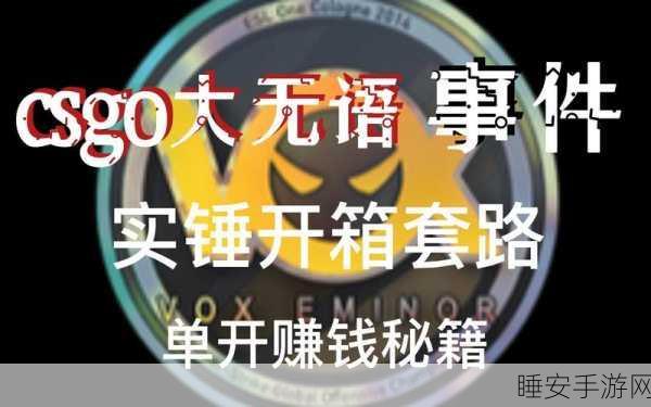 CSGO 箱子掉落秘籍,获取更多珍稀物品的诀窍