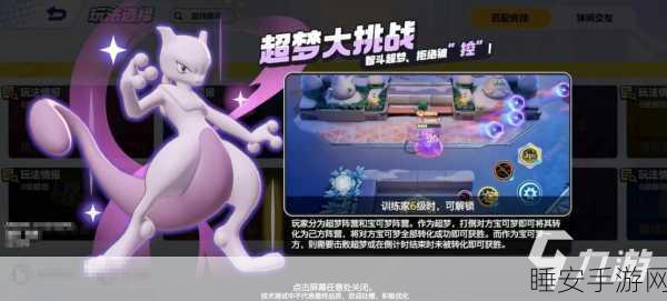 宝可梦大集结,超梦大挑战的致胜秘籍与详细玩法
