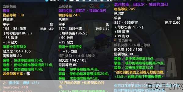 WLK战士PVP武器附魔:WLK战士PVP武器魔法强化" ⚔️