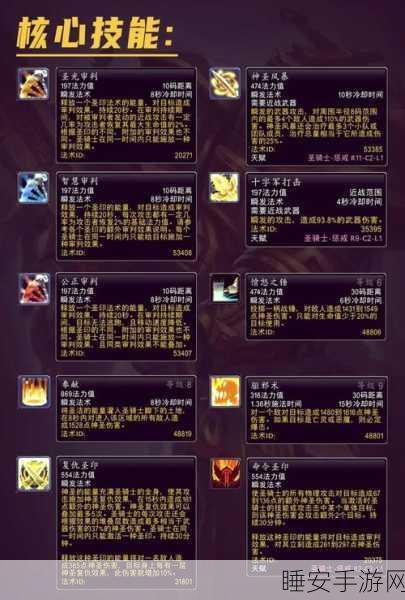 wlk惩戒骑驱邪术:惩戒骑士驱散邪术"⚔️