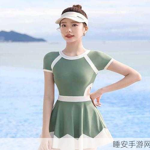 女式开襟游泳衣:女款拉链泳衣🏊♀️