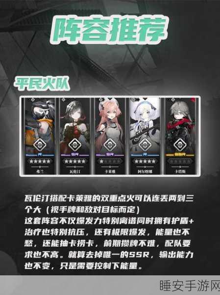雷索纳斯黑卡雷队完美搭配秘籍——阵容组建攻略