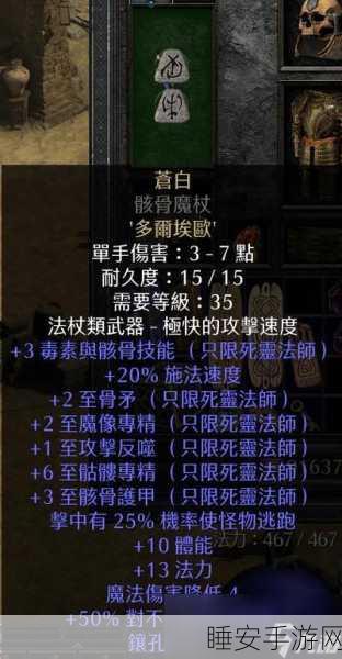 暗黑破坏神2重制版亚马逊装备搭配:暗黑破坏神2重制版亚马逊最佳装备组合" 🛡️