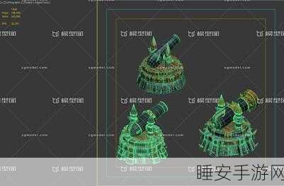 天空射球来袭!3D卡通大炮摧毁战,低模木质建筑挑战你的射击技巧!