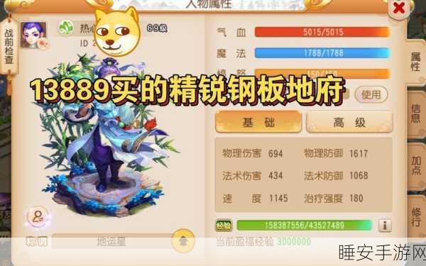 69 天地方寸加点秘籍大揭秘