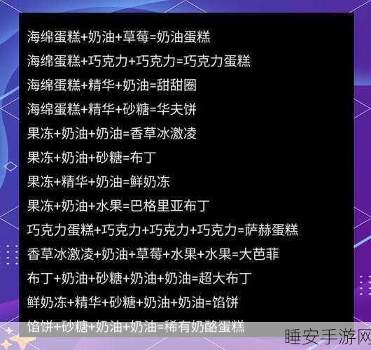 甜品大师挑战赛,模拟经营新体验,打造你的甜品帝国!