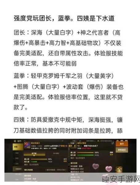 DNF手游图腾选择全攻略,性价比之王,精准匹配角色与投资深度剖析