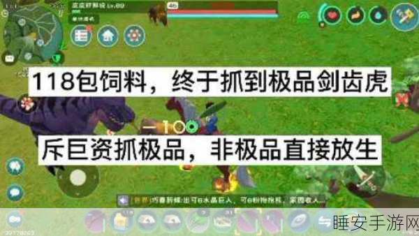 手游揭秘,探索创造与魔法中剑齿虎资质极限,解锁顶级战力!
