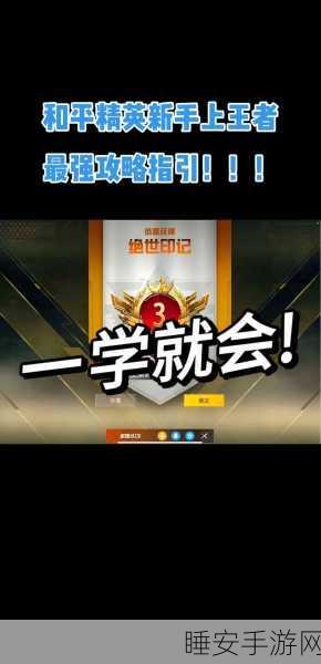 和平精英新手进阶秘籍,掌握这些技巧,助你战场称雄!