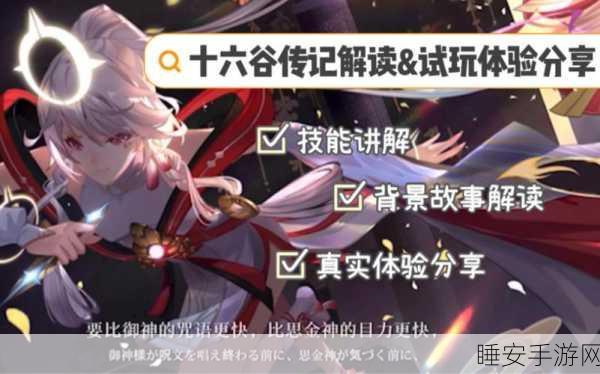 决战平安京深度攻略,揭秘十六谷高效技能连招,称霸MOBA战场