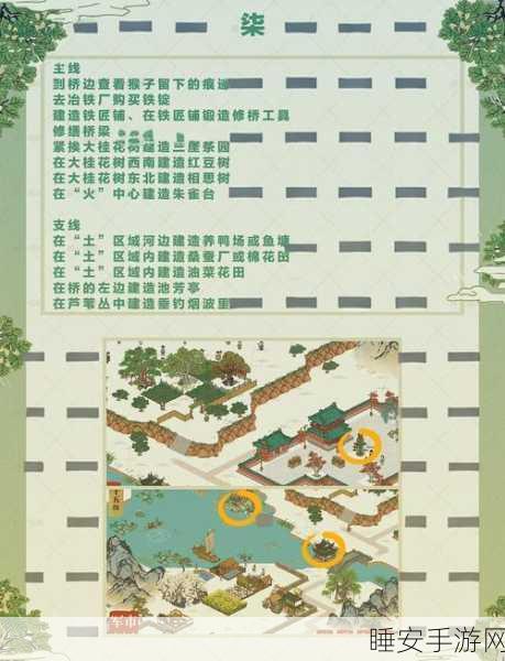 七狸山塘深度探险指南,揭秘江南百景图隐藏彩蛋与速通策略