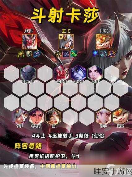 金铲铲之战,揭秘8黎明使者阵容顶级装备搭配策略