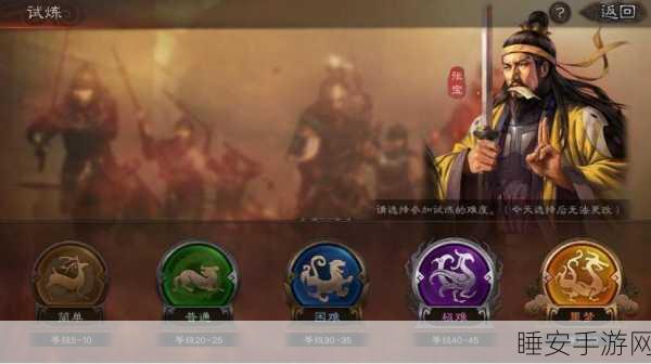 三国志战略版试炼场深度攻略,征服各难度关卡,揭秘丰厚奖励获取之道