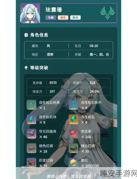 原神珐露珊角色深度解析,她能否成为你的聚怪神器?