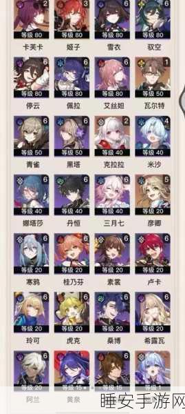 星穹铁道全人物图鉴大揭秘,解锁每位角色的独特魅力与背景故事
