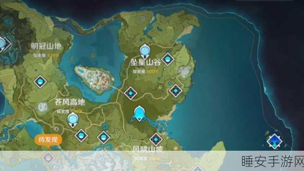 探秘原神蒙德城,精准定位传送锚点,畅游提瓦特大陆