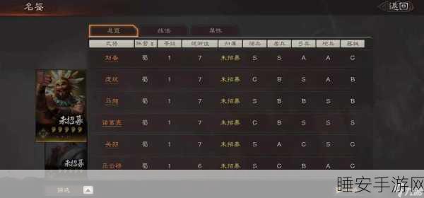三国志战略版,揭秘克制枪兵的兵种搭配策略