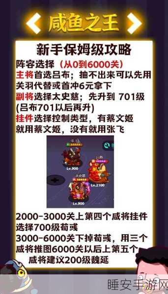咸鱼之王7400 关致胜秘籍，通关全攻略
