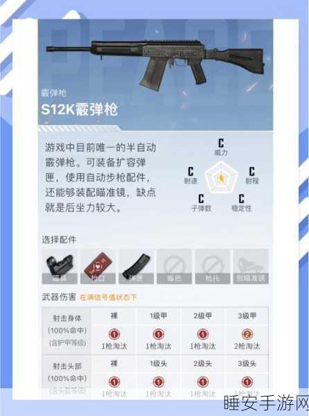 和平精英顶尖伤害武器排行，揭秘战场霸主之选！