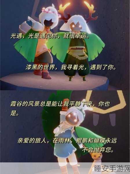 光遇,解锁奇妙互动,感受点头动作中的温暖情感
