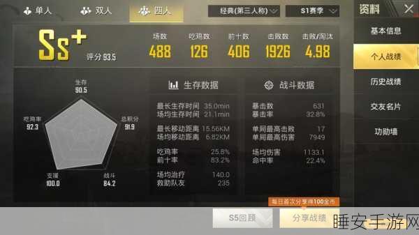 绝地求生刺激战场，神秘隐藏战绩秘籍大公开