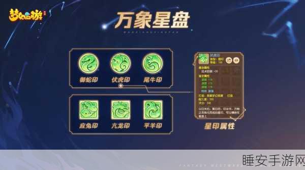 梦幻西游手游,星盘星印特效深度解析,门派特效搭配秘籍大公开