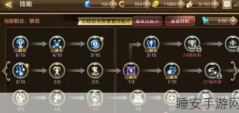 手游攻略,龙之谷牧师职业深度解析——贤者到十字军的技能加点策略