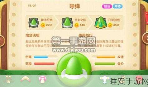 保卫萝卜3深度攻略,炮塔建造排行与实战分析