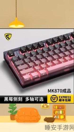 办公游戏双优之选!腹灵 MK870 黑莓侧刻键盘的神奇魅力