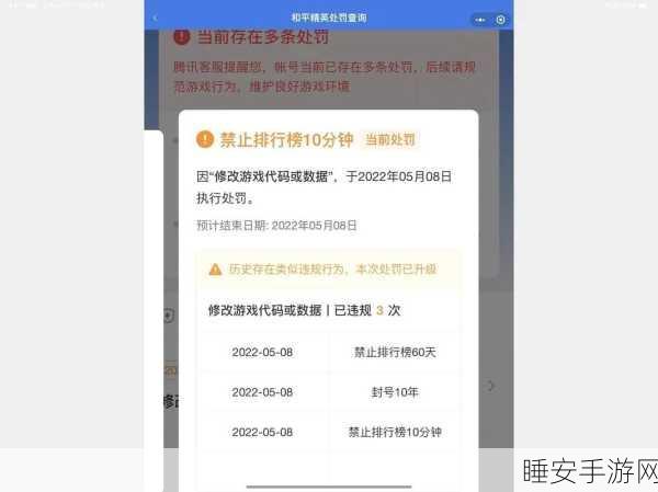 和平精英封号记录查询全攻略,快速了解你的账号安全状况