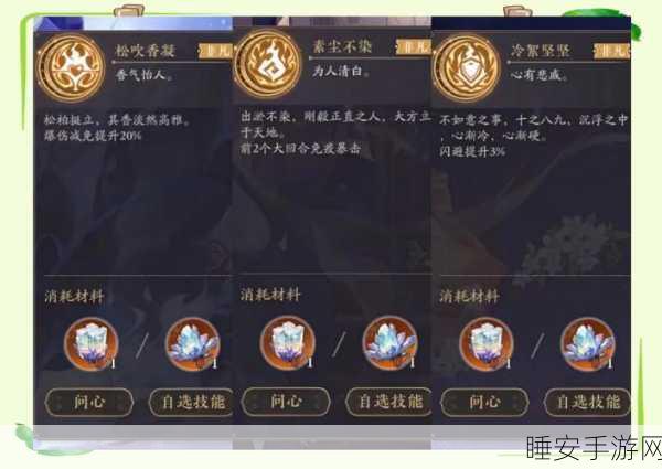 花亦山心之月,深度探秘四艺装备,解锁致胜策略密码