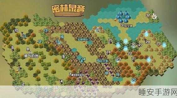 剑与远征深度攻略,揭秘密林泉音全路线与高效通关技巧