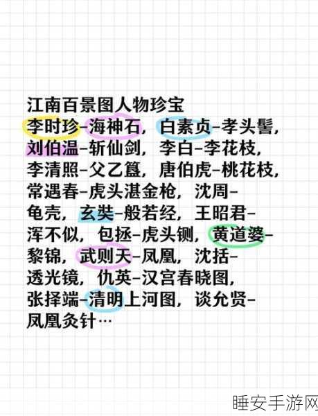 江南百景图深度攻略,包拯珍宝搭配秘籍大公开